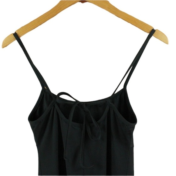 ATHLETA Black Shorebreak Swim Dress adjustable halter straps - Picture 5 of 5